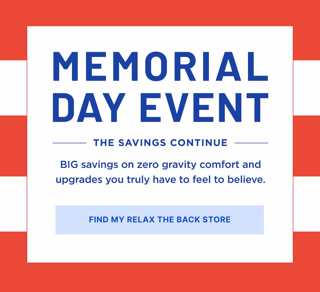 memorial day event save on massage chairs, recliners and more