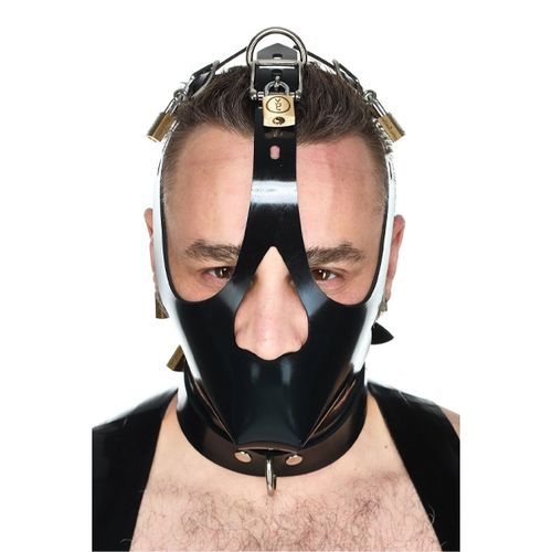 Vilain Garon Heavy Rubber Locking Head Harness Muzzle