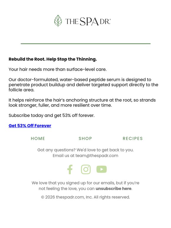 53% off - forever!