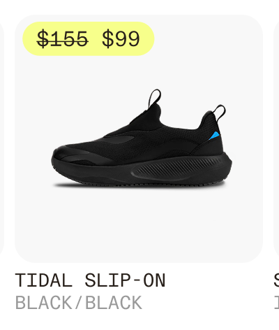Tidal Slip-on Black Black