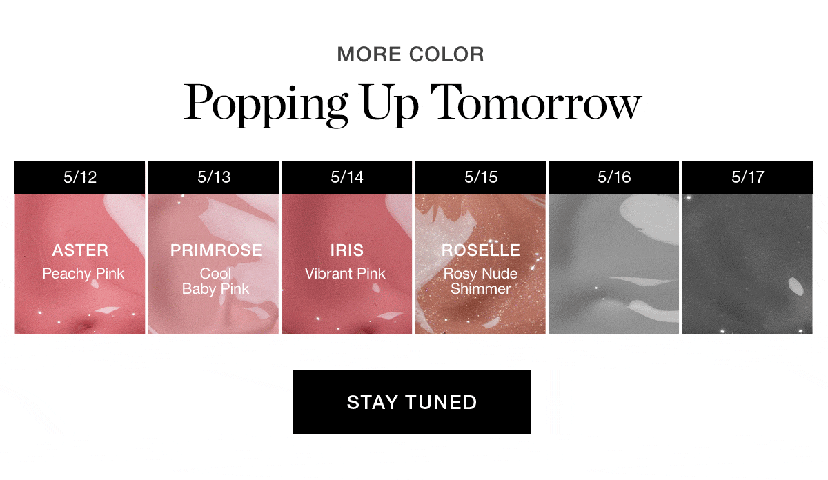 MORE COLOR | Popping Up Tomorrow