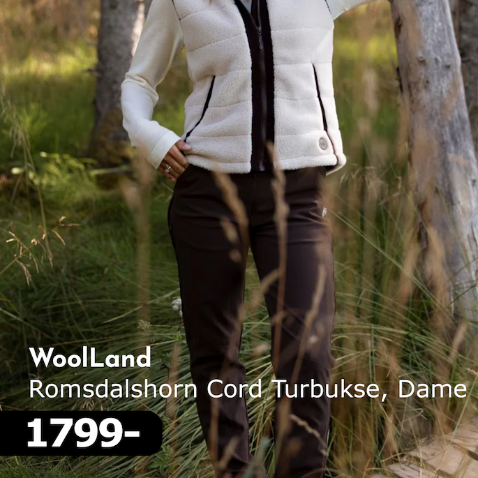 WoolLand Romsdalshorn Cord Turbukse