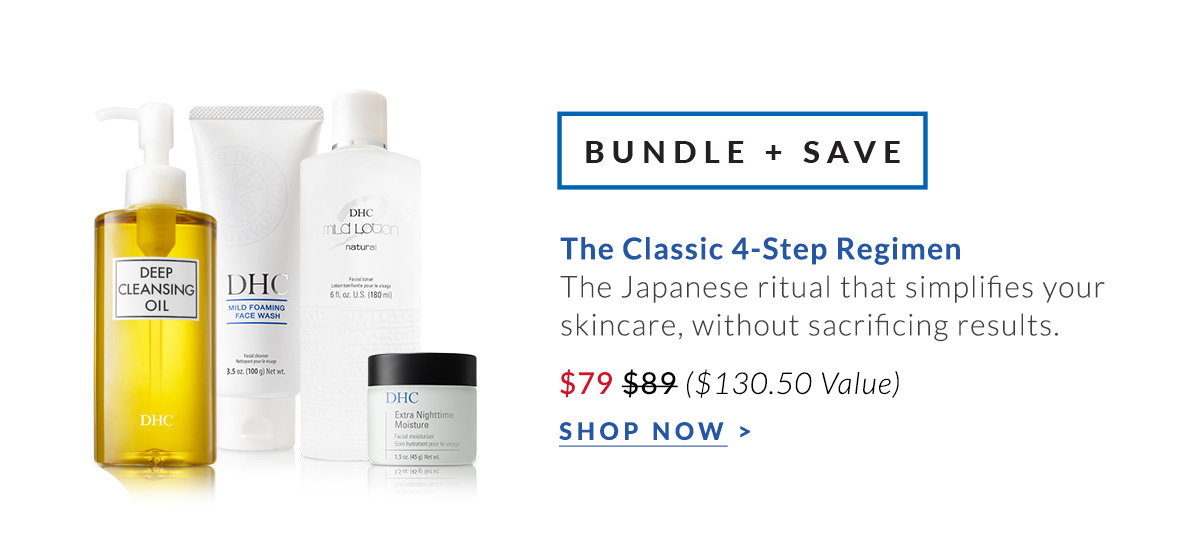 Perfectly paired classic 4-step regimen 