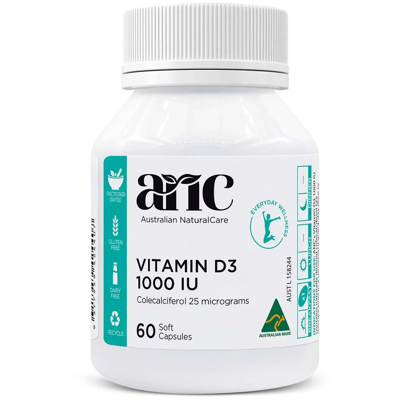 Image of Vitamin D3 1000IU 60 caps