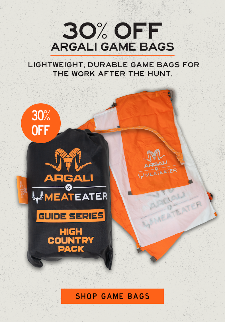 30% off Argali Game Bags