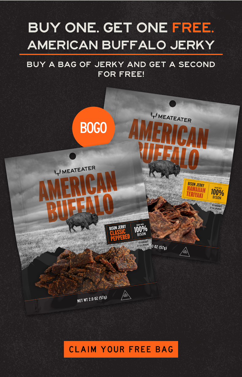 Buy one, get one FREE: Buffalo Jerky