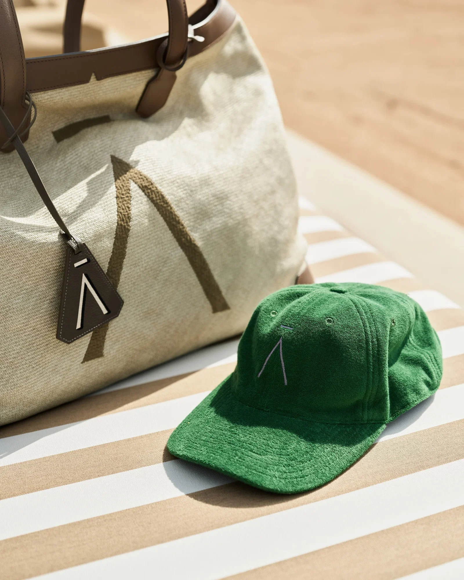 'A' Logo Towelling Cap