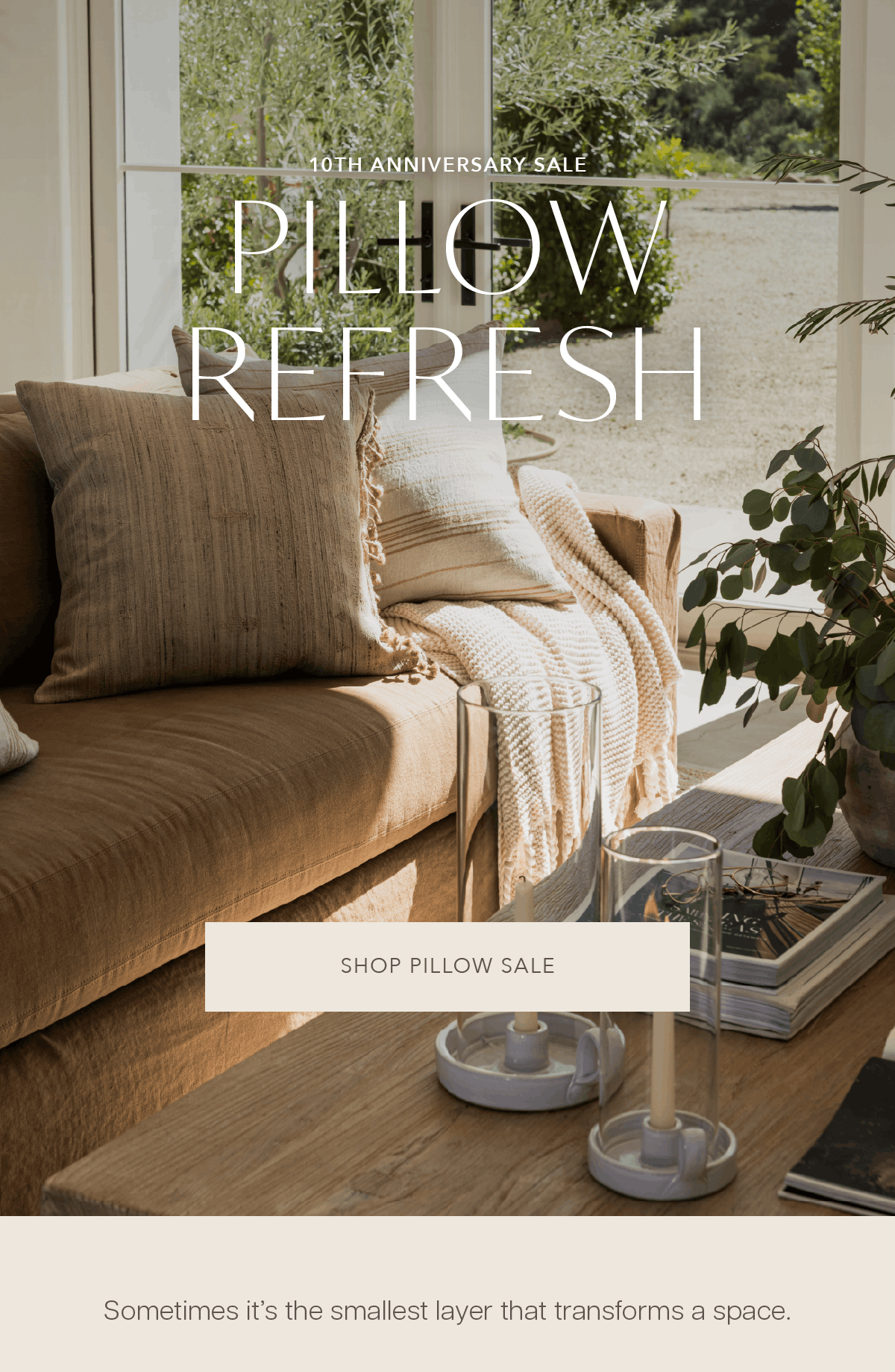 10th Anniversary Sale: Pillow Refresh