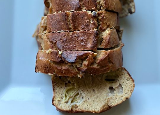 Queque proteico con yogurt
