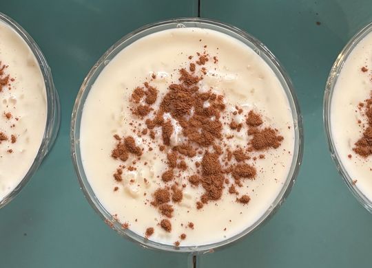 Arroz con leche cremoso
