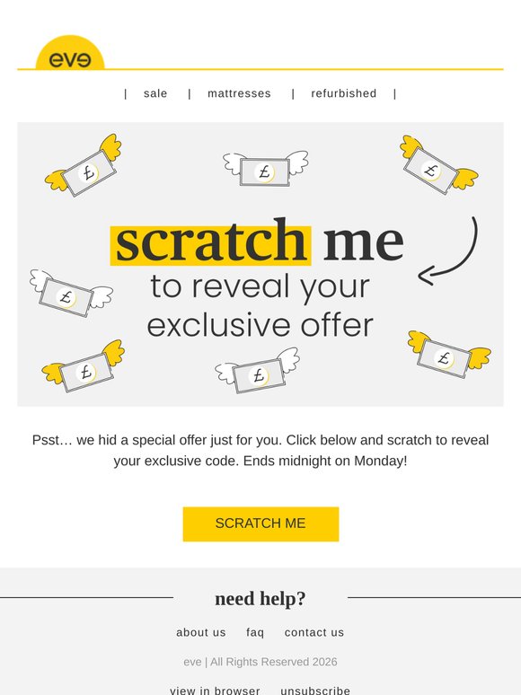 psst... scratch to reveal your exclusive offer