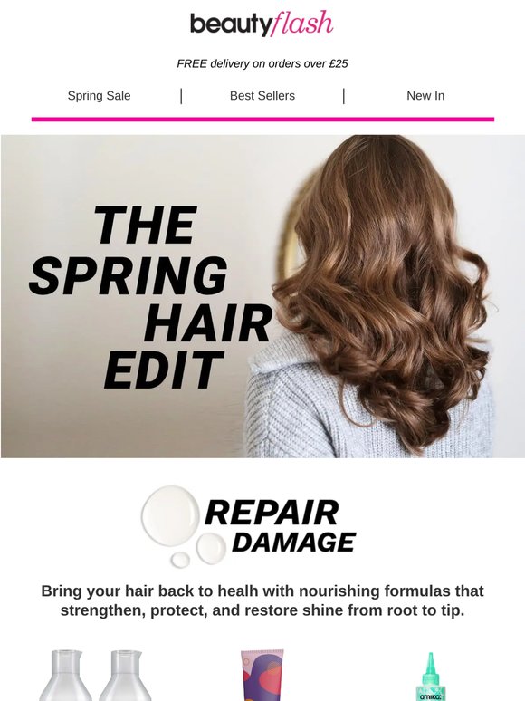 Spring Sale: Up to 75% Off Haircare 💆