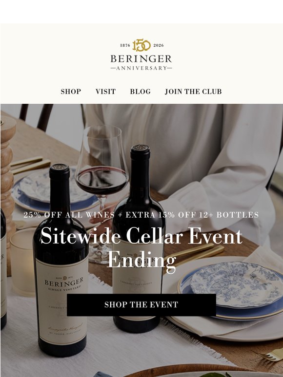 Time Is Running Out | Sitewide Sale