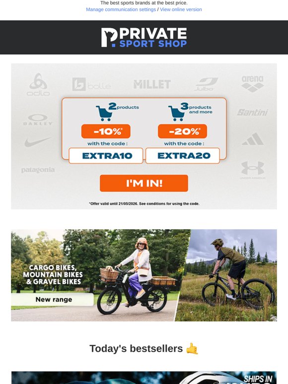 Extra 20% off 🔥 Nike, Adidas, Oakley, Under Armour