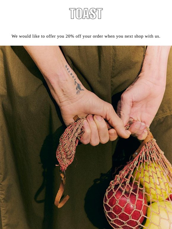 20% off for you