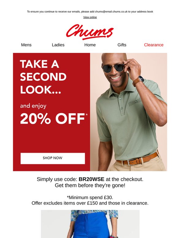 Still searching? Look no further with 20% off