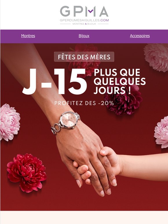 ⏳ J-15 : Plus que quelques jours pour son cadeau (et vos -20%) !