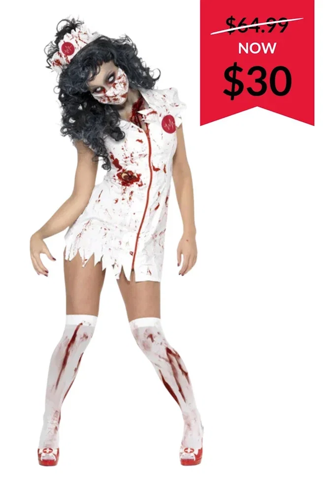 Undead Zombie Nurse Womens Costume