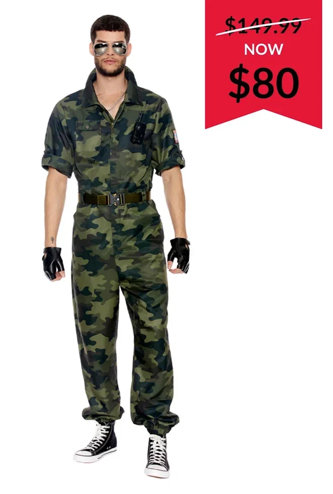 Combat Ready Military Mens Costume
