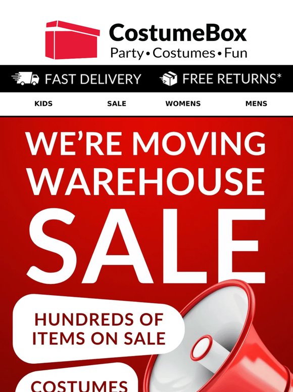 SALE 🚨 We're Moving Warehouse!