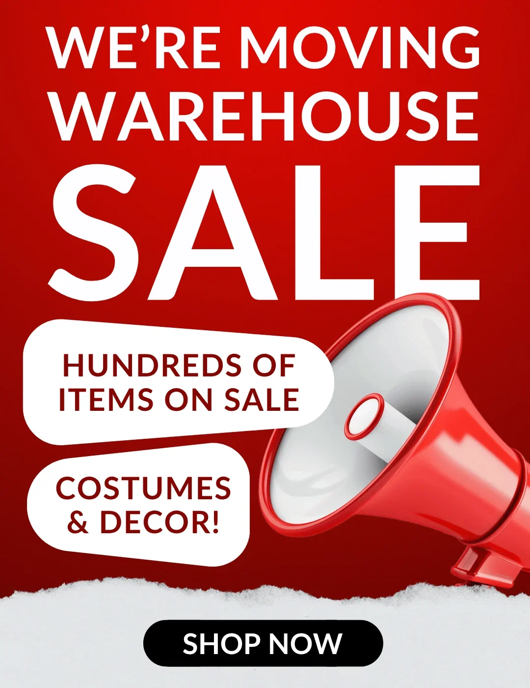 Moving Warehouse Sale