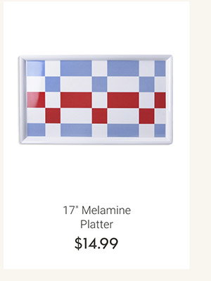 17" Melamine Platter