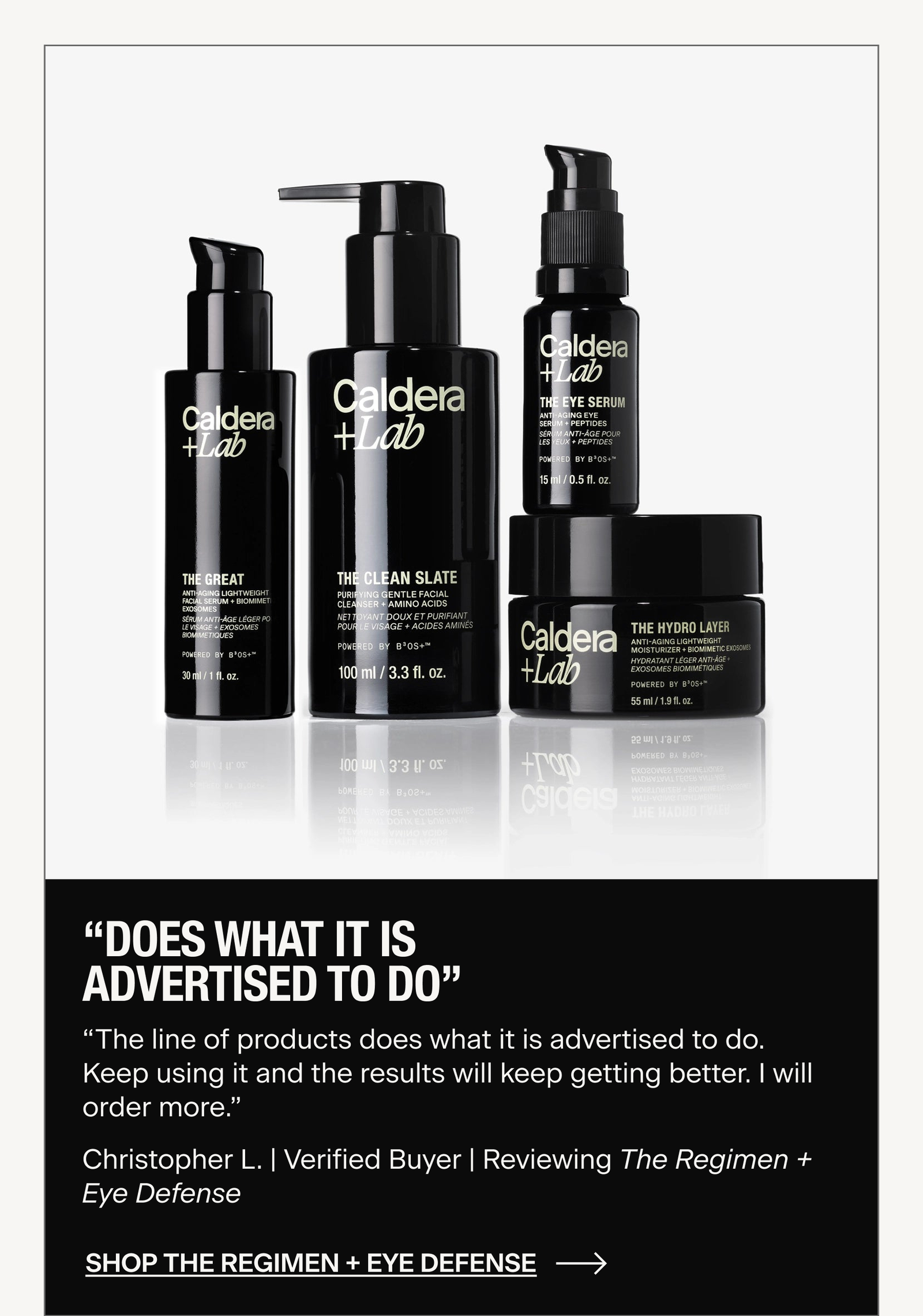 THE REGIMEN + EYE DEFENSE