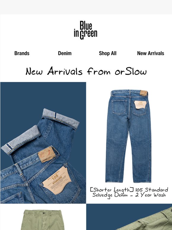 New Arrivals from orSlow