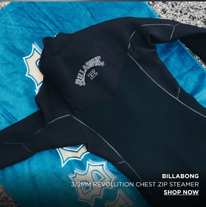 3/2MM REVOLUTION NATURAL CHEST ZIP STEAMER WETSUIT