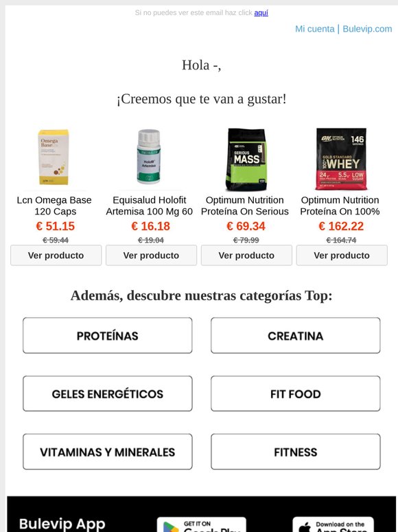 —, Tenemos algunas recomendaciones para ti