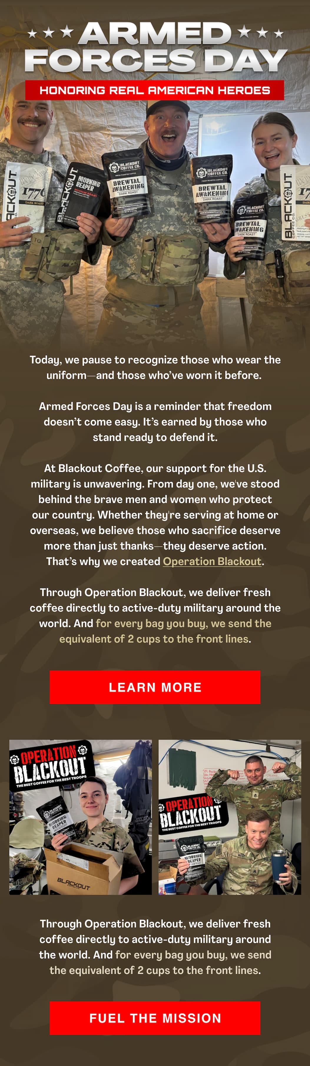 Armed Forces Day - Honoring real American heroes