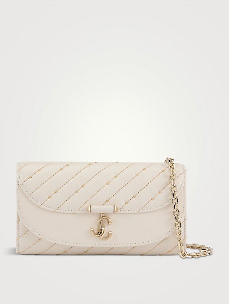 Avenue Curve Leather Wallet-On-Chain