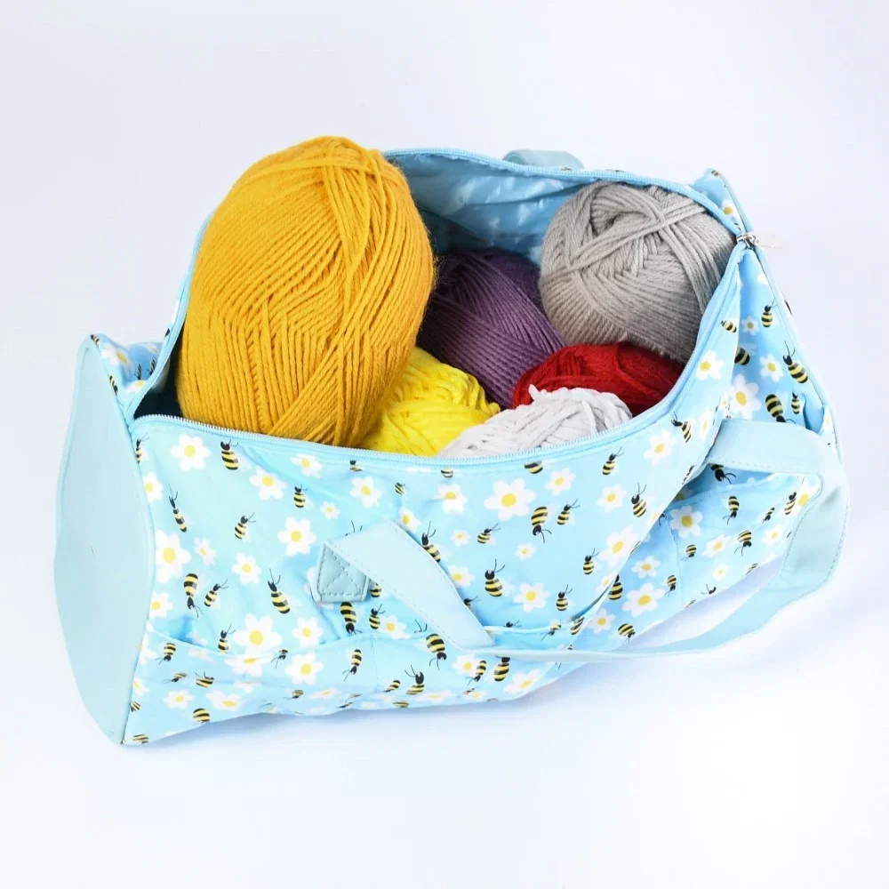 Image of Yarn Storage Bag Blue 43 x 18 x 20
