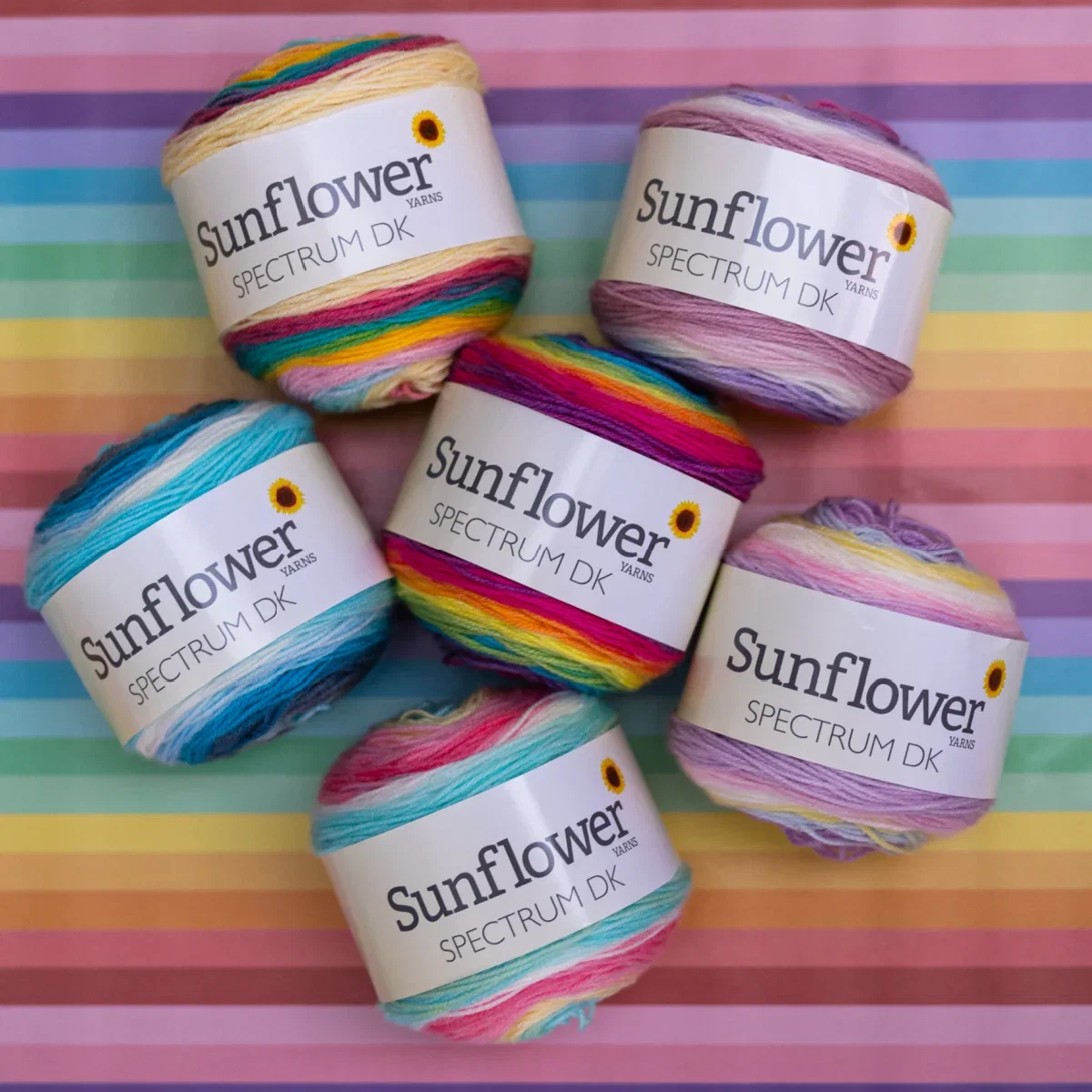 Image of Sunflower Yarns Spectrum DK Yarn 100g Ball