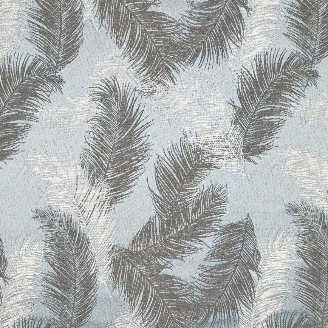 Image of Azalea Maya Curtain Fabric Blue 140cm