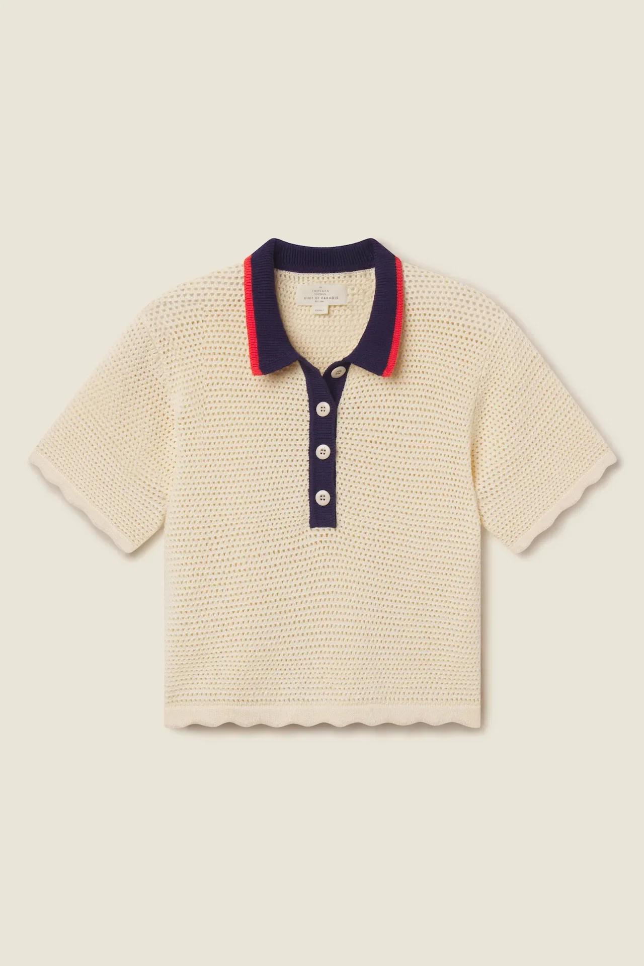 Image of Amalia Polo Antique White