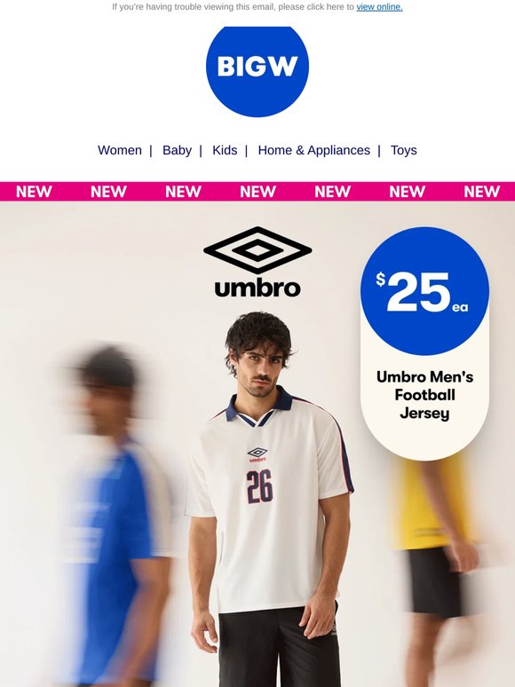 Match-ready looks by Umbro ⚽