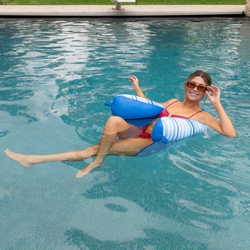 Big Joe Kona Noodle Sling Chair Pool Float, 2-Pack