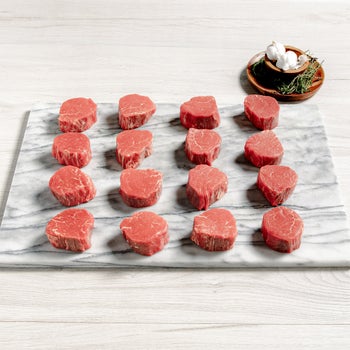 Rastelli's USDA Choice Black Angus Filet Mignon (16/5 oz Per Filet Mignon), 16 Total count, 5 lbs Total