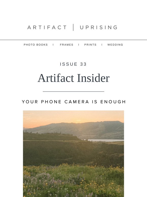 Your phone camera is enough