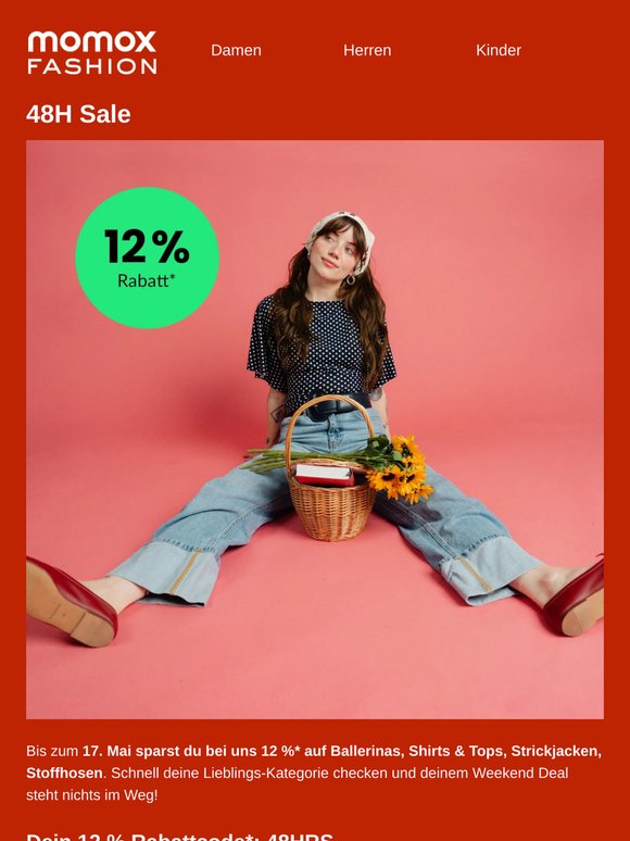 12 % Rabatt. Für 48 Stunden.