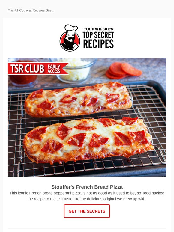 New hack! Stouffer's French Bread Pizza 🍕