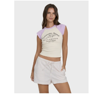 Wanderer Lilac Stripe Woven Shorts