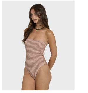 Summer Hi Yarn-Dyed Tully One Piece Swimsuit