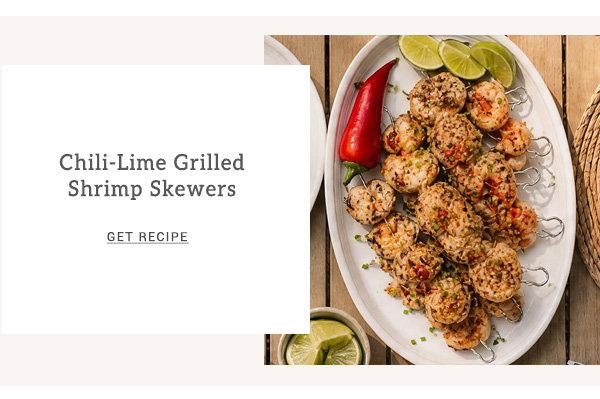 Chili-Lime Grilled Shrimp Skewers