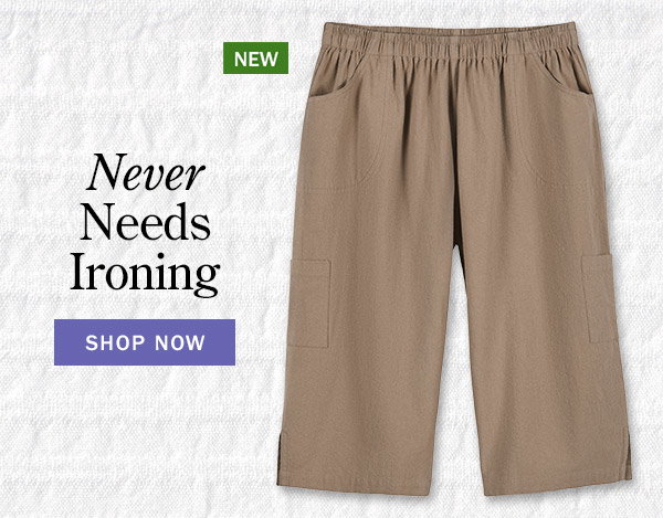 Never Needs Ironing. Shop Now. New: Crinkle Cotton 12-Inch Bermuda Shorts