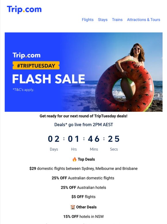 🚨25% OFF domestic flights and hotels