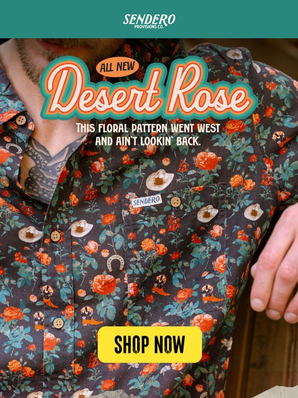 Desert Rose Print is Bloomin'