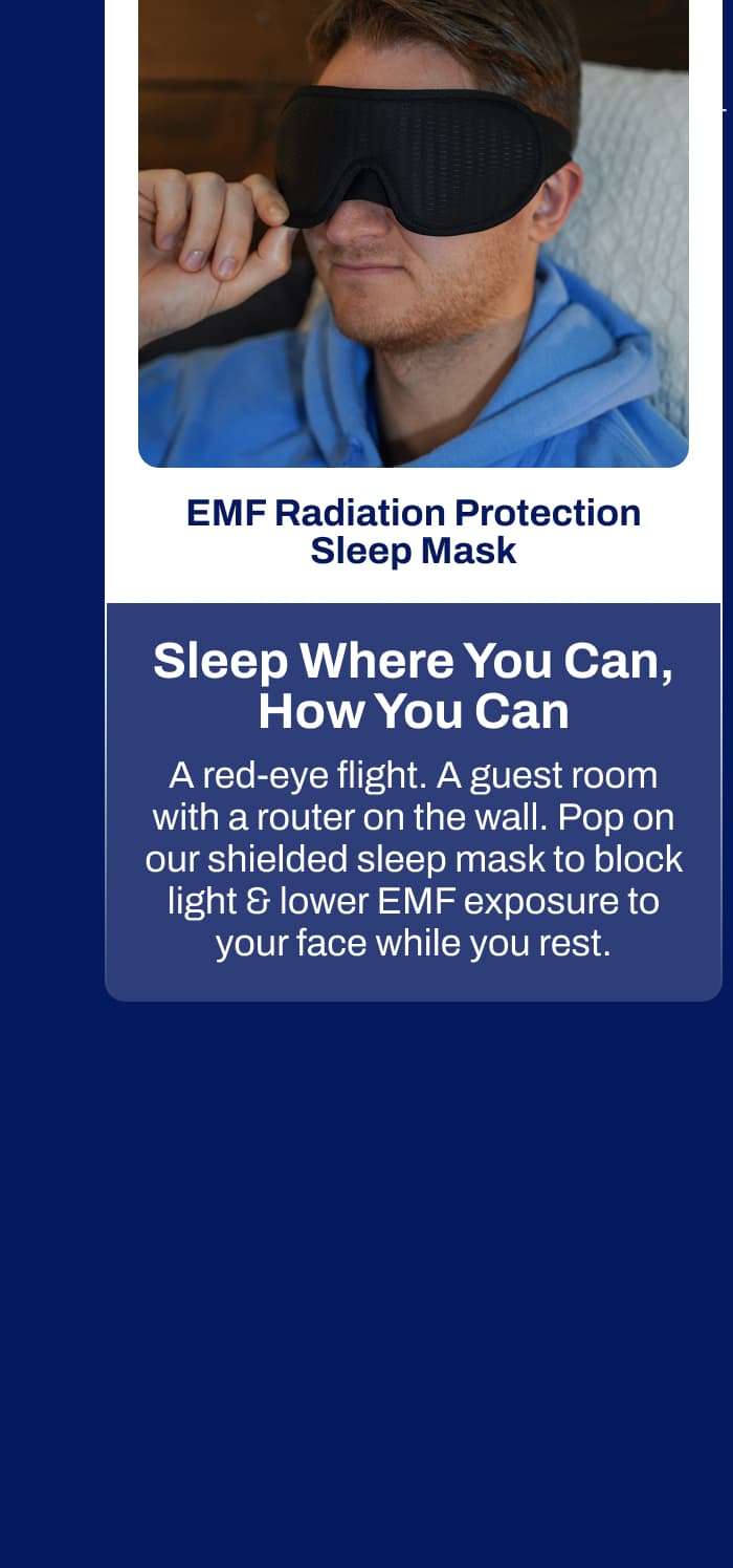 EMF Radiation Protection Sleep Mask 