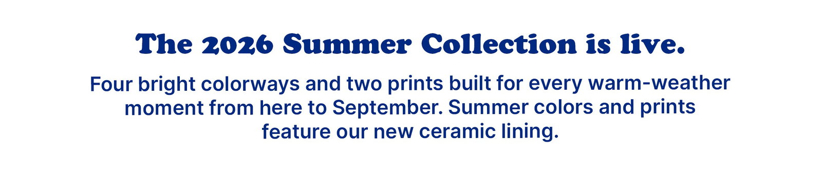 Shop Summer 2026